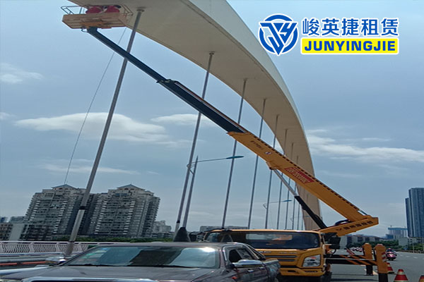 凌云柳州桥梁检测施工现场